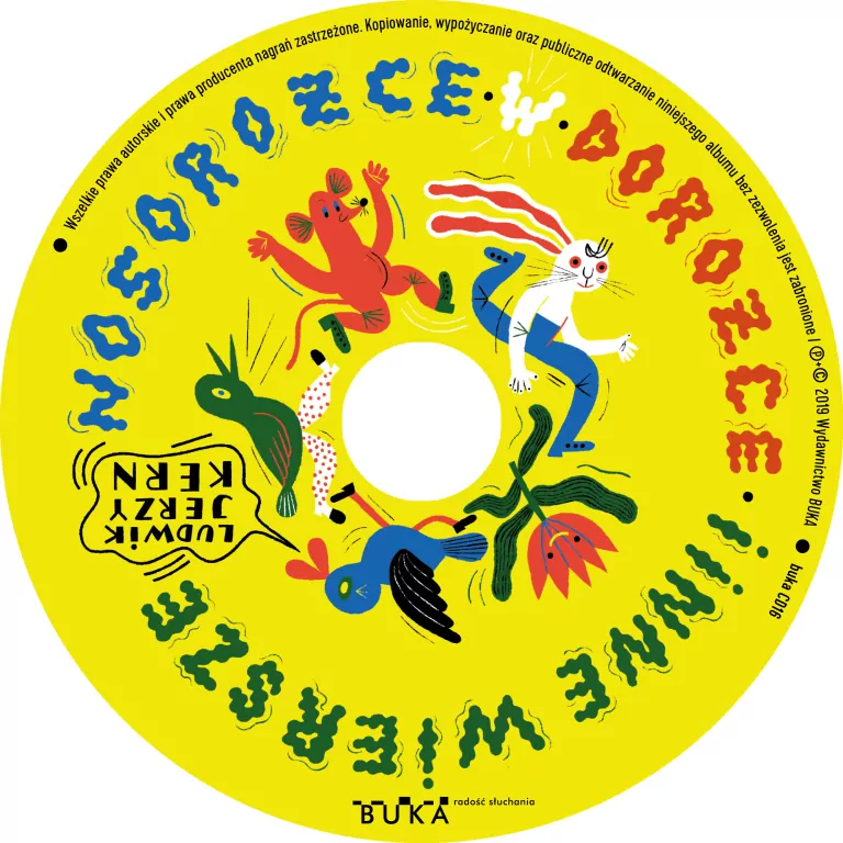 Nosorożce w dorożce i inne wiersze. Audiobook CD MP3 - tantis.pl