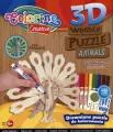 Puzzle drewniane do kolorowania 3D Paw - tantis.pl