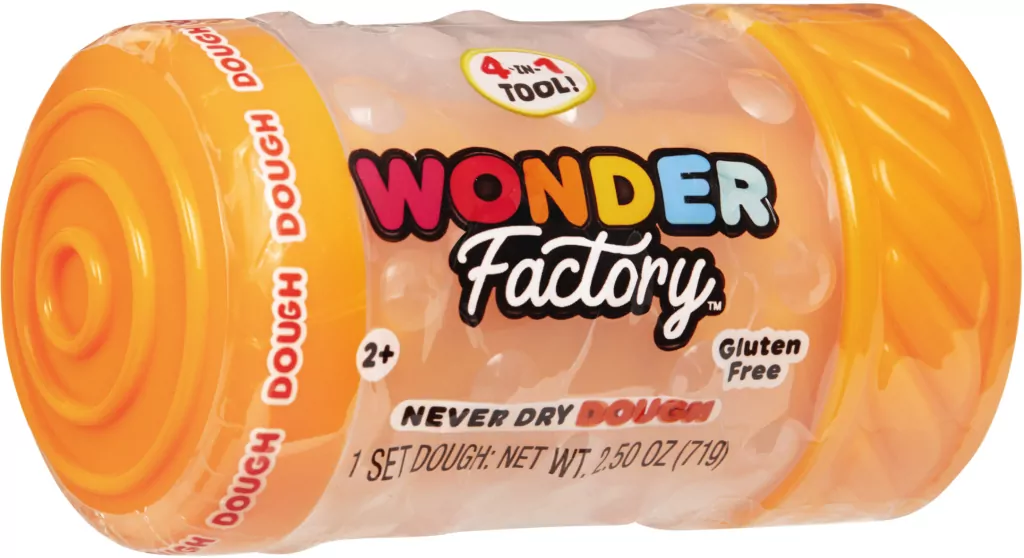 Wonder Factory Never Dry Dough Singles - Orange - tantis.pl
