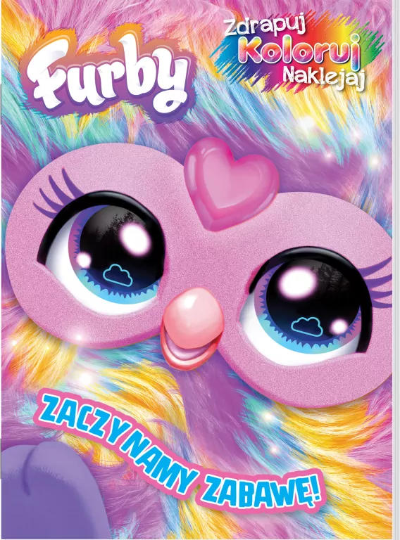 Furby. Zdrapuj, koloruj, naklejaj - tantis.pl