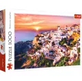 Puzzle 1000. Zachód słońca nad Santorini - tantis.pl