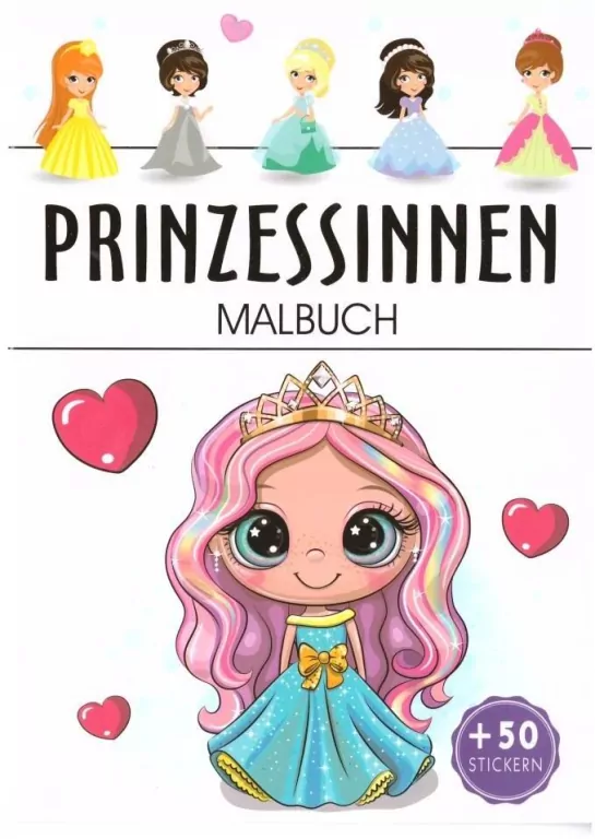 Prinzessinnen. Malbuch - tantis.pl
