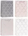 Torebka ozdobna 31x40x12cm hot-stamp mix ROZETTE - tantis.pl
