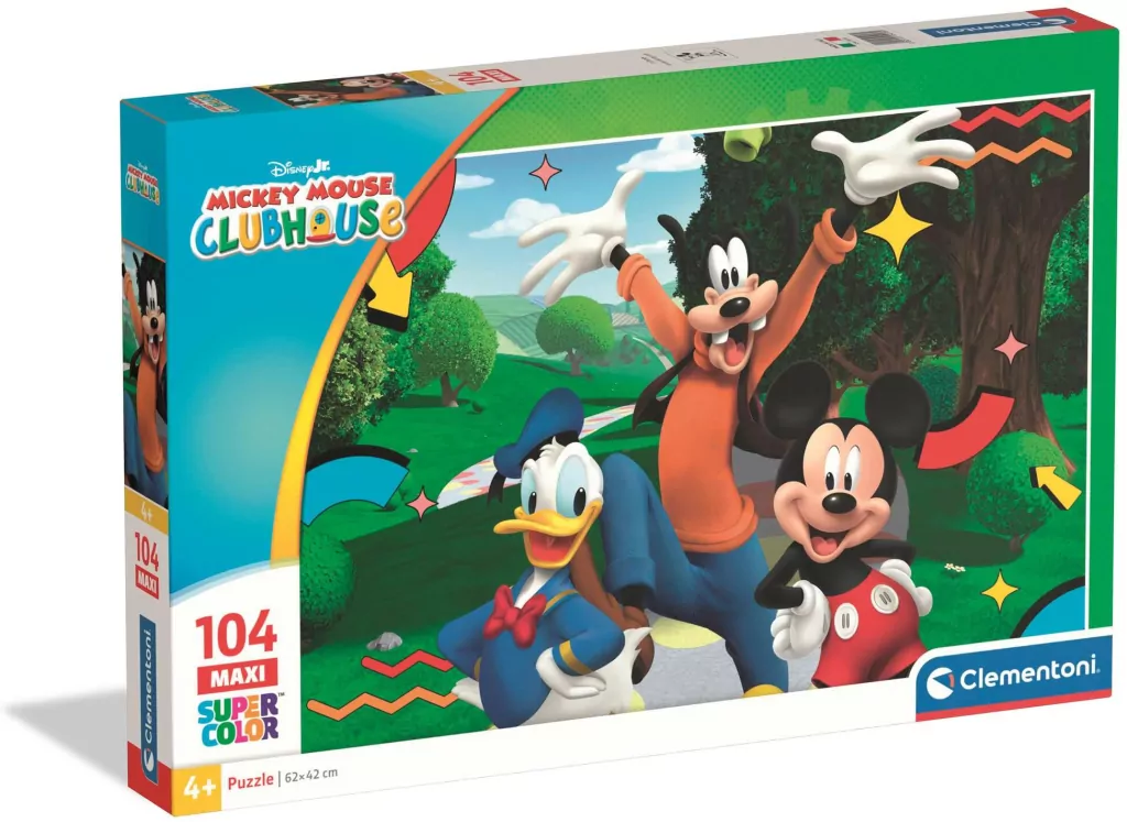 Puzzle 104 Mickey Mouse Clubhouse - tantis.pl