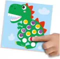 Dinozaury. Malowanie palcami - tantis.pl