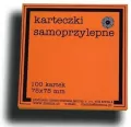 Karteczki samoprzylepne Fluo 75x75mm 100K pomar. - tantis.pl