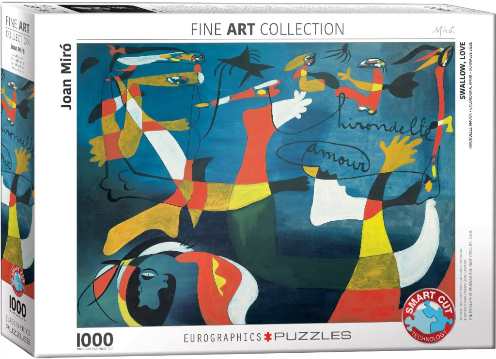 Puzzle 1000. Swallow Love by Joan Mir - tantis.pl
