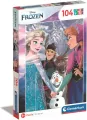 Puzzle 104 Super Kolor Disney Frozen - tantis.pl