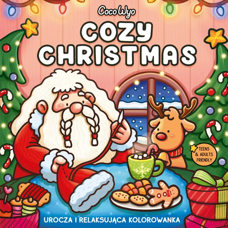 Cozy Christmas Urocza i relaksująca kolorowanka - tantis.pl