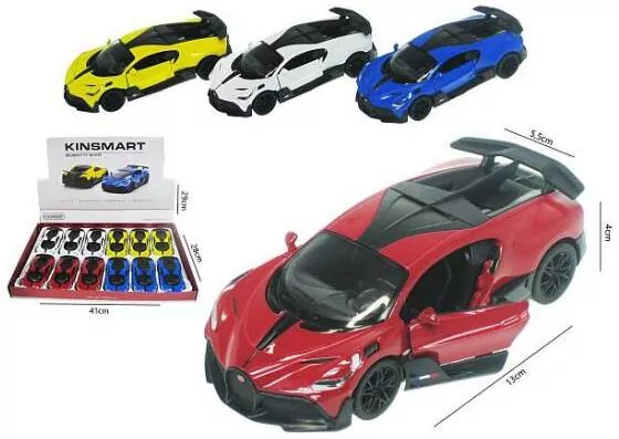 Bugatti Divo z napędem i z otwieranymi drzwiami KT5442D mix cena za 1 szt - tantis.pl