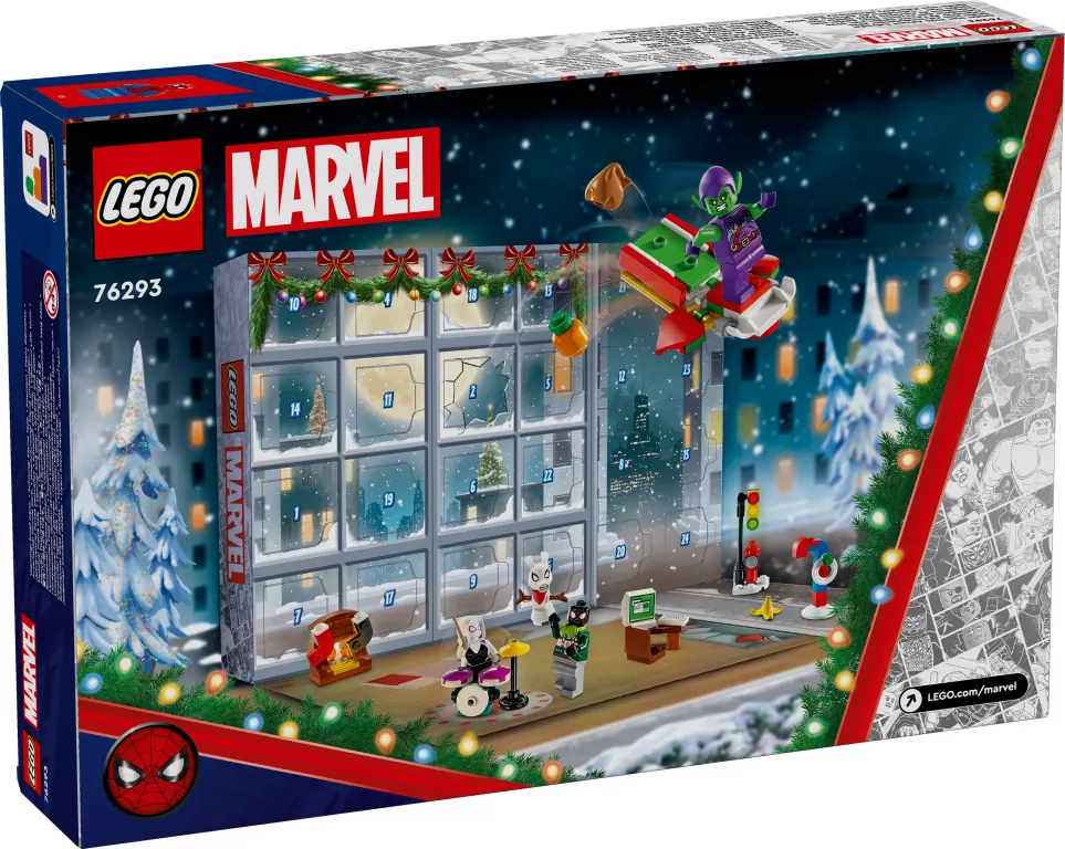 LEGO® Spider-Man. Kalendarz adwentowy 2024. 76293 - tantis.pl