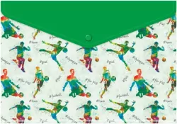 Teczka kopertowa koperta na zatrzask A4 footbal