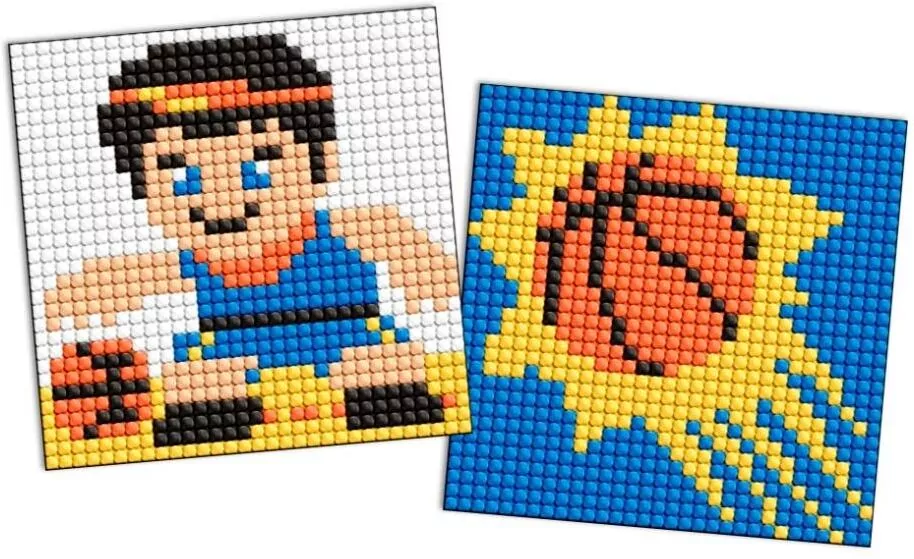 Diamentowa mozaika Kids naklejka - Koszykówka - tantis.pl