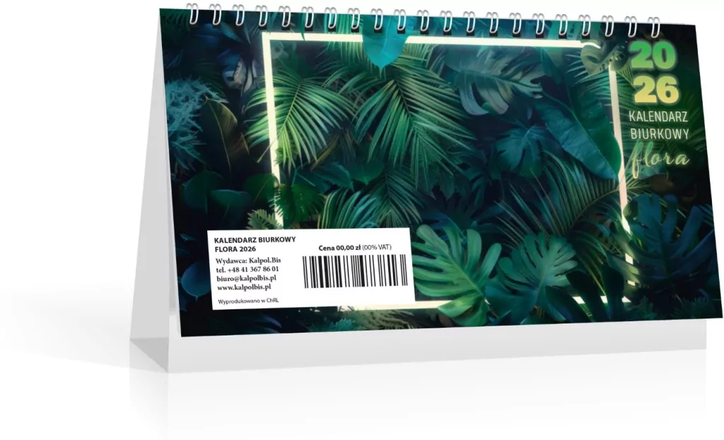Kalendarz 2026 biurkowy flora - tantis.pl
