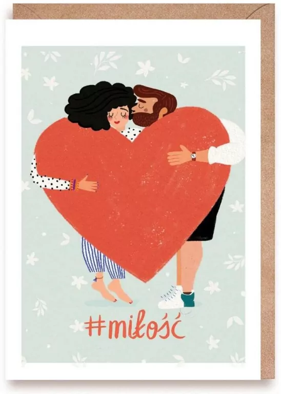 Kartka okolicznościowa Miłość - tantis.pl