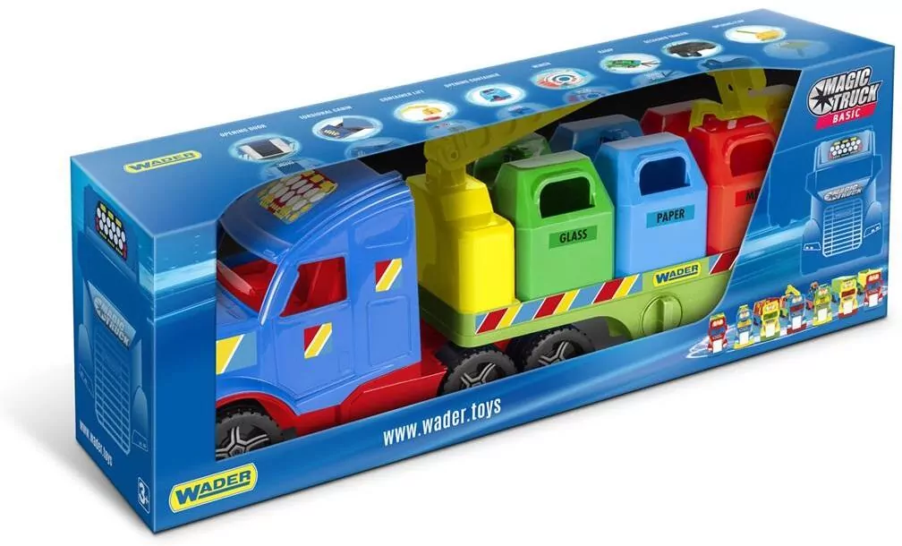 Magic Truck Basic śmieciarka recycling - tantis.pl