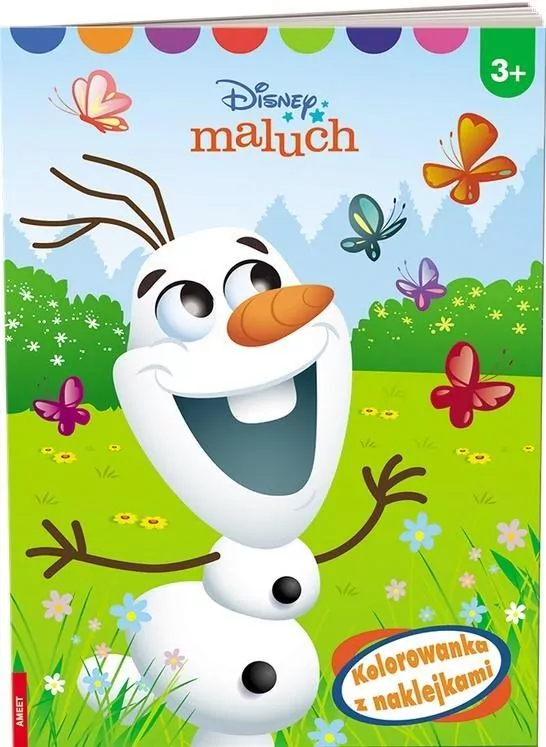 Kolorowanka z naklejkami. Disney Maluch - tantis.pl