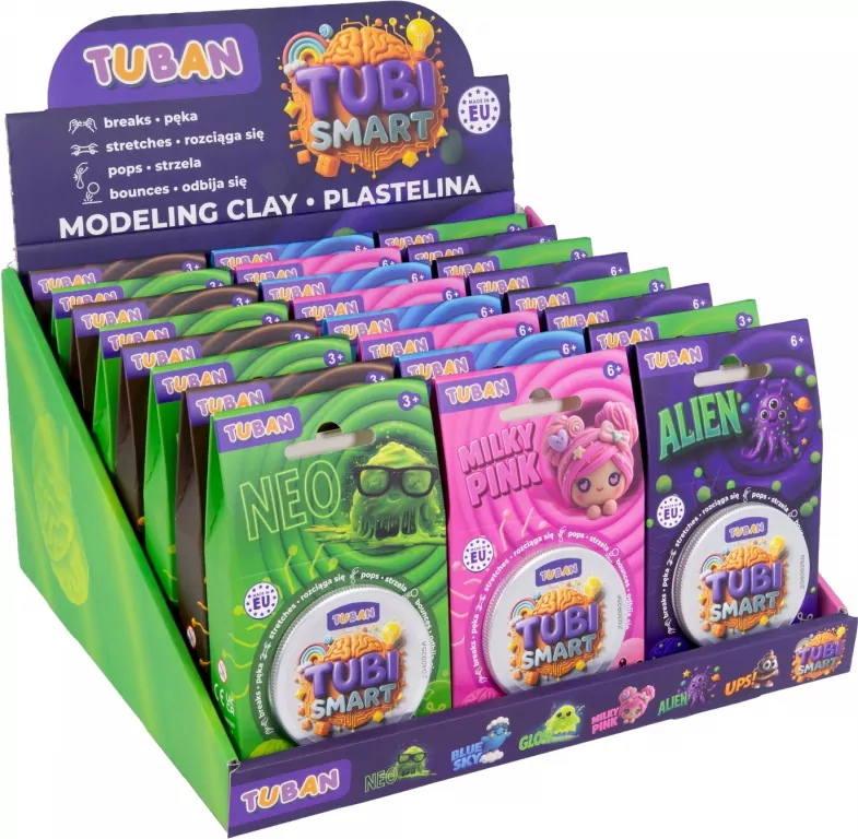 Plastelina 50g display - tantis.pl
