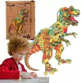 Puzzle drewniane eko 129. Tyranozaur Rex - tantis.pl