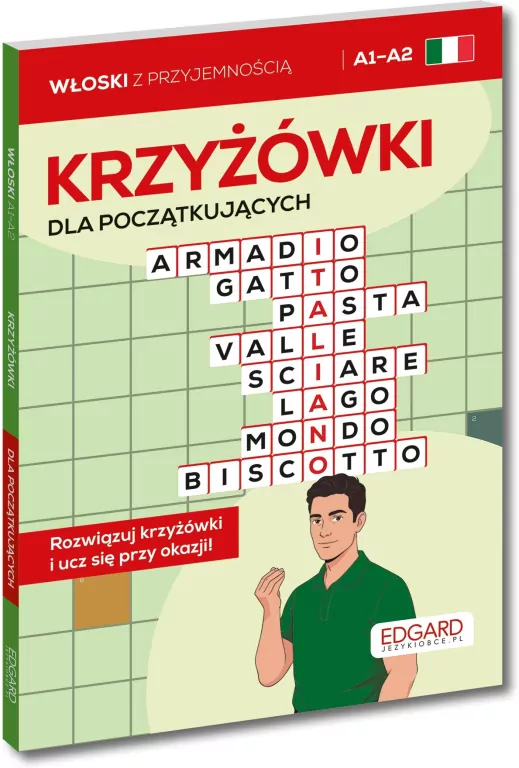 Włoski. Krzyżówki dla początkujących A1-A2 - tantis.pl