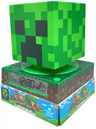 Lampka 3D z budzikiem. Minecraft - tantis.pl