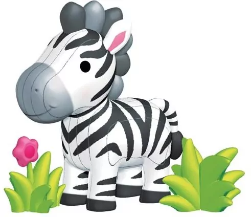 ZEST KREAT NAKLEJKI 3D ZOO ZEBRA MFP B/C - tantis.pl