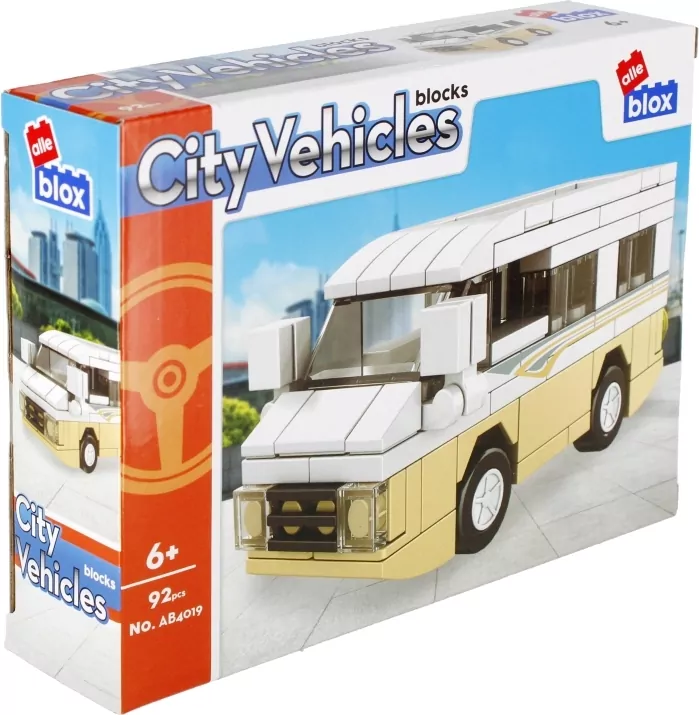Klocki konstrukcyjne City 92 elementy ALLEBLOX - tantis.pl