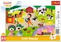 Trefl. Puzzle 15 ramkowe. Urocze Bobaski - tantis.pl