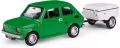 Fiat 126p + przyczepa Niewiadów Krótka zielony - tantis.pl