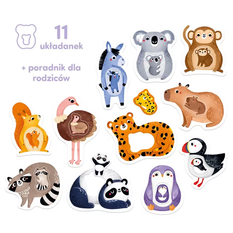 CzuCzu. Pierwsze puzzle. Mama i ja - tantis.pl
