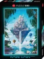 Puzzle 1000 Miasta przyszłości, Miasto na skale - tantis.pl