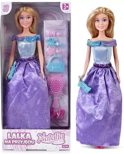 Lalka Natalia 29cm Księżniczka z akcesoriami - tantis.pl