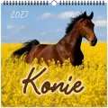 Kalendarz 2027 wieloplanszowy 33x33cm Konie - tantis.pl