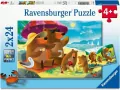 Puzzle dla dzieci 2D: Misie na wakacjach 2x24el - tantis.pl