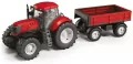 Traktor Adriatic z przyczepą czerwony - tantis.pl