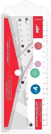 Zestaw geometryczny 4el w etui - tantis.pl