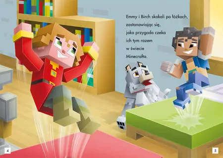 Podniebna przygoda. Minecraft. Tryb czytania - tantis.pl