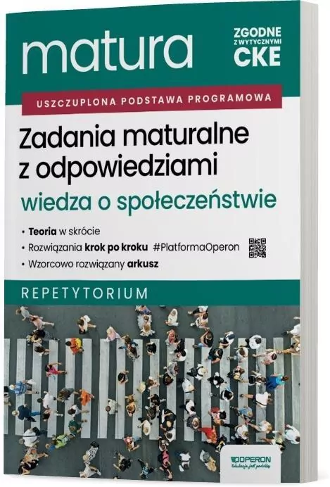 Matura 2026 WOS. Repetytorium. Zadania maturalne z odpowiedziami - tantis.pl