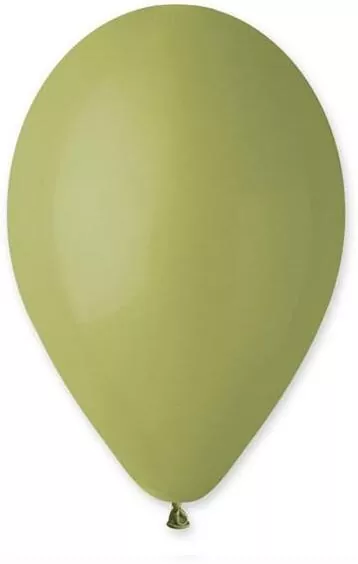 Balony pastelowe oliwkowe 30cm 100szt - tantis.pl