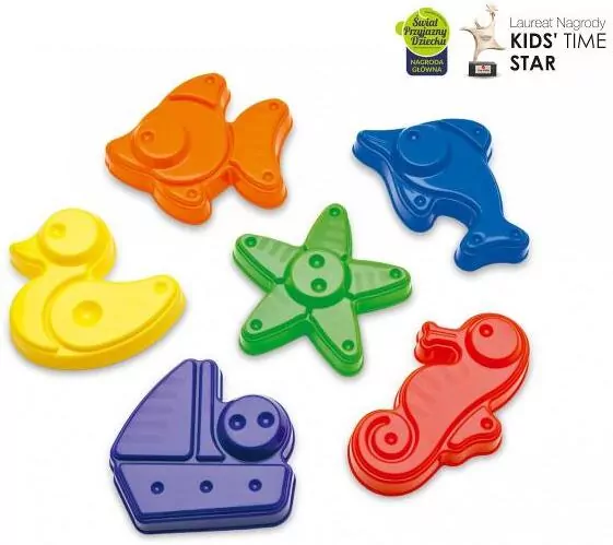 Zestaw 6 dużych foremek 9-12cm - tantis.pl