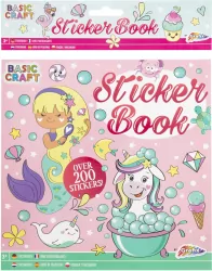 Książeczka z naklejkami 9 arkuszy 21x21cm