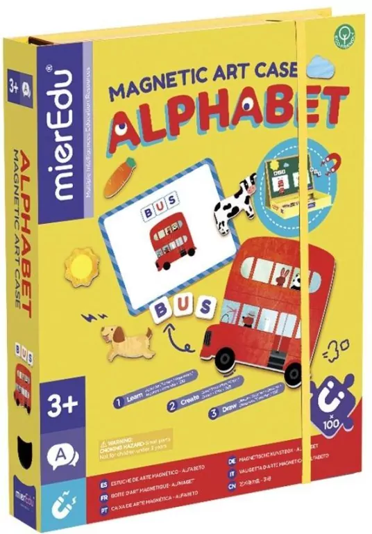 Puzzle magnetyczne Art Case - Alfabet - tantis.pl