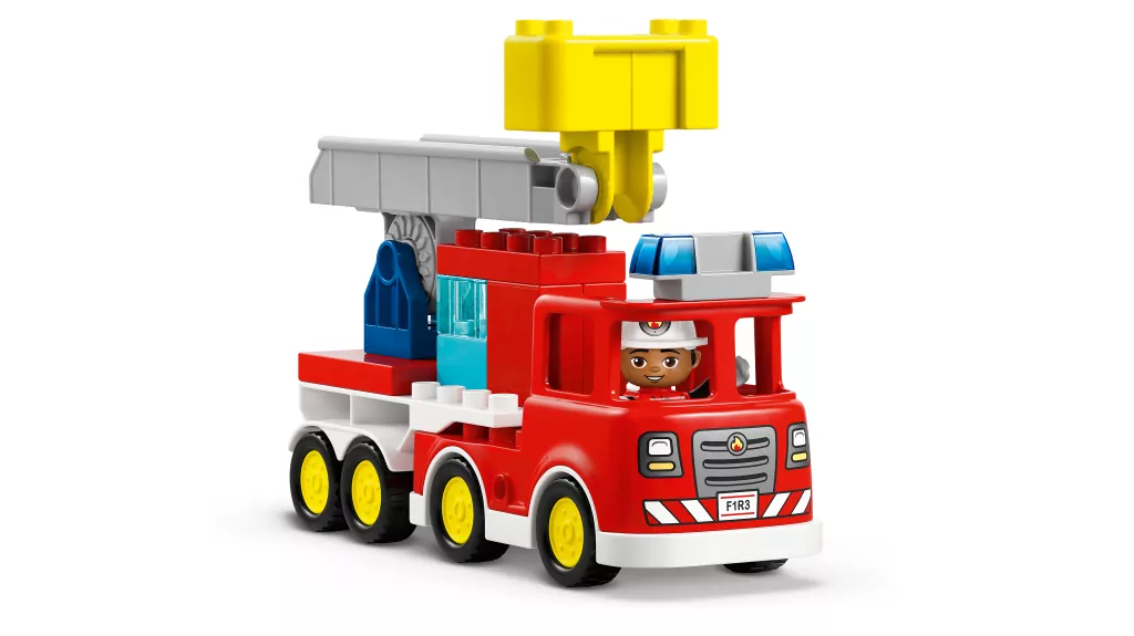 LEGO® Duplo. Wóz strażacki z wężem i strażaki 10473 - tantis.pl