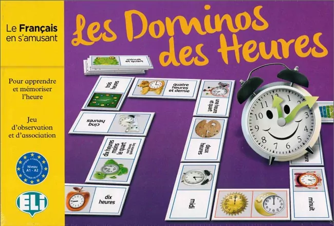 Gra językowa. Francuski. Les dominos des Heures - tantis.pl