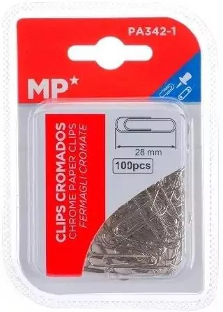 Spinacz biurowy 28mm srebrne - tantis.pl