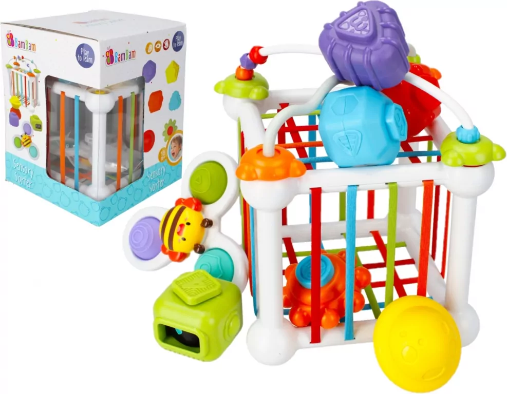 Klocki sensoryczne z akcesoriami. Sorter - tantis.pl