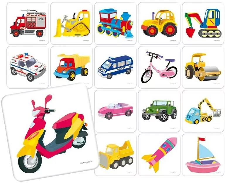 Memory. Pojazdy - tantis.pl