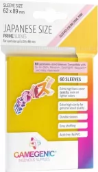 Gamegenic: Japanese Size Prime Sleeves (62x89 mm) 60 sztuk, Yellow