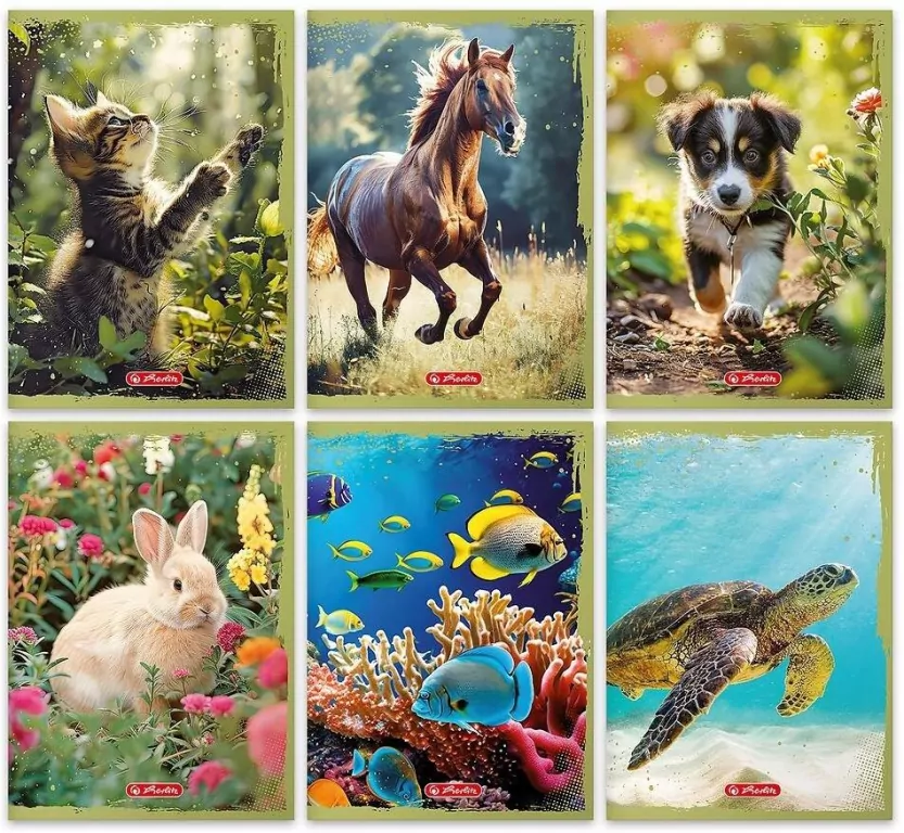 Zeszyt A5/16K kratka Animals - tantis.pl