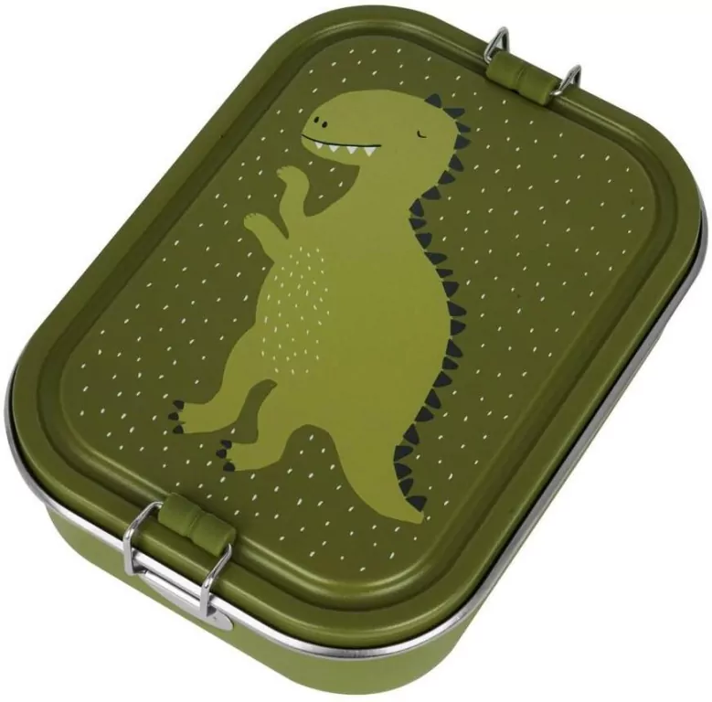 Lunch box stalowy duży Dinozaur - tantis.pl